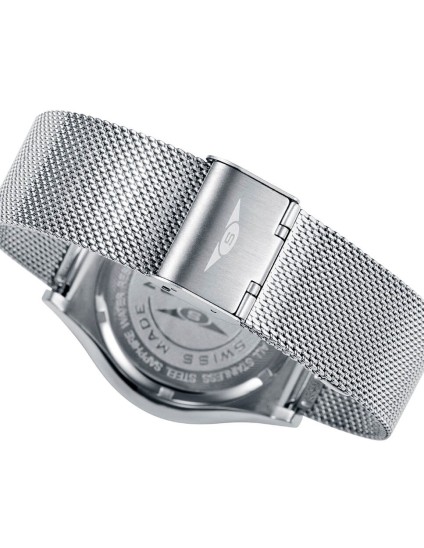Sandoz Men's Swiss Watch 81481-07 Silver Milanese Mesh Strap