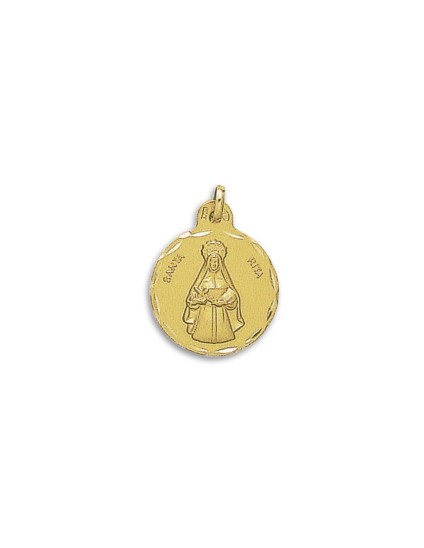 Medalha Santa Rita de Cássia Ouro 18k - Compre Aqui