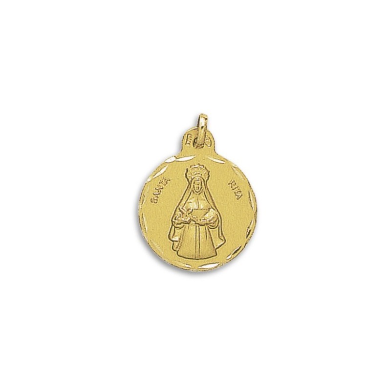 Medalla Santa Rita de Cascia Oro 18k - Compra Aquí