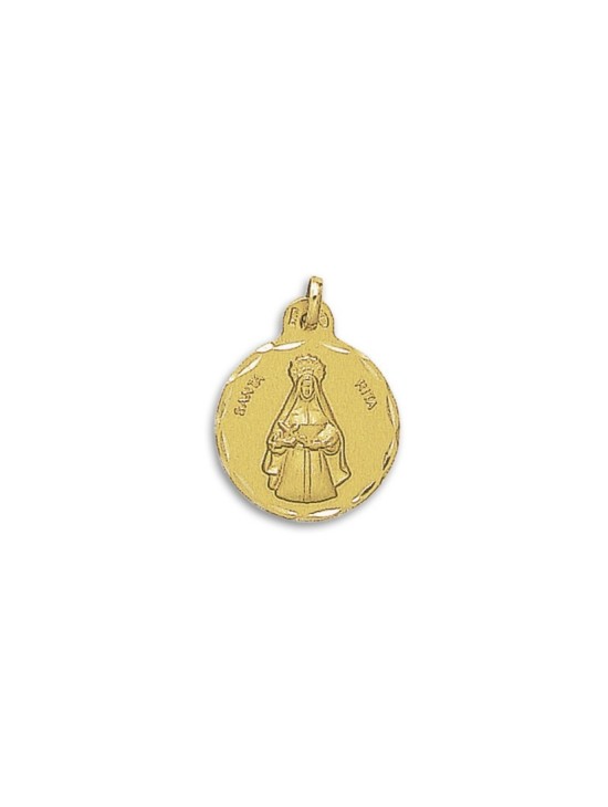 Medalla Santa Rita de Cascia Oro 18k - Compra Aquí