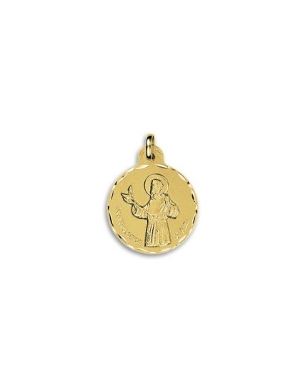 18k Gold St. Francis of Assisi Medal - Shop Now