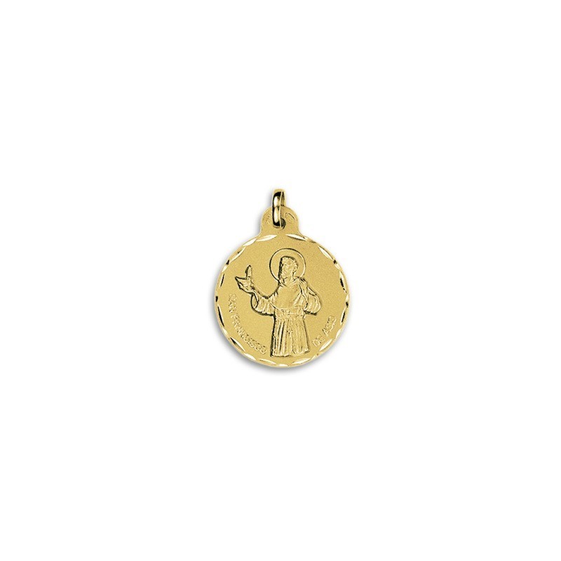 Medalla San Francisco de Asís Oro 18k - Compra Ahora