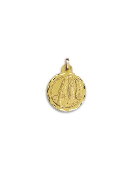 18k Gold Virgin of Lourdes Medal – Shop Now