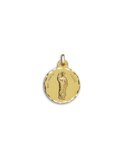 Medalla San Vicente Ferrer Oro 18k - Comprar Online