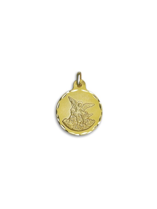 Medalla Arcangel San Miguel Oro 18k + Envío Gratis