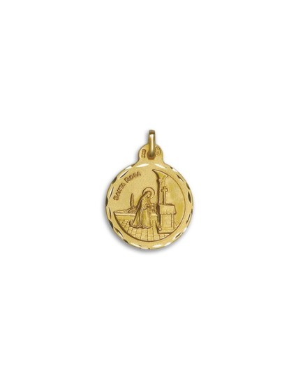 Comprar Medalla de Santa Rosa en Oro
