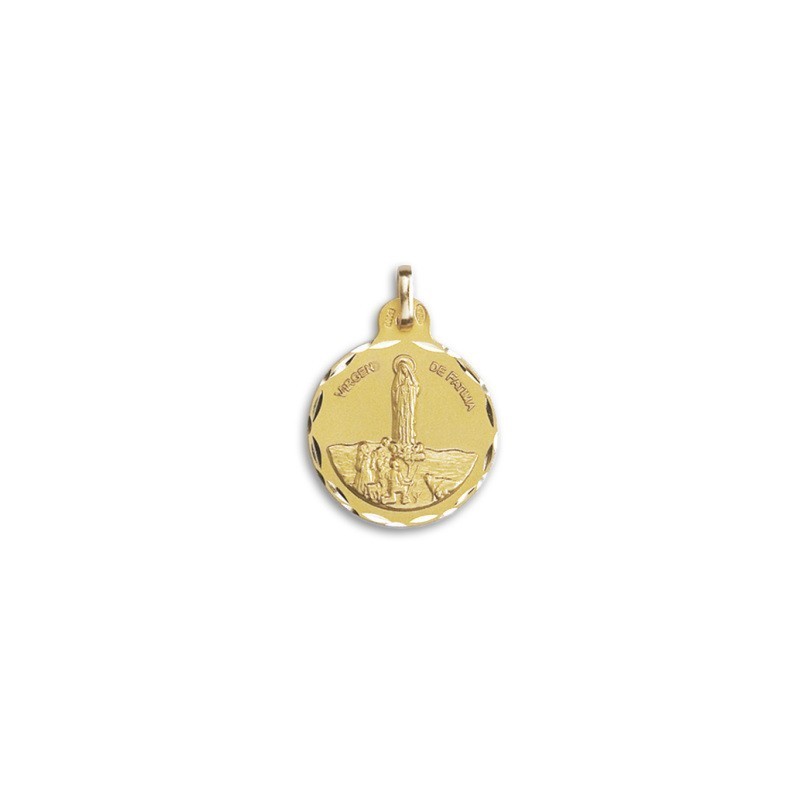 Medalla Virgen Fatima Oro 18k - Compra Aquí