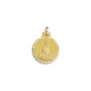 Medalla de la Caridad del Cobre de Cuba de 21mm en Oro 18k
