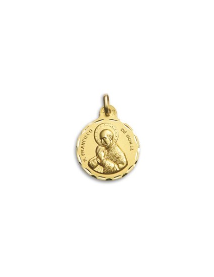 Medalla San Francisco de Borja Oro 18k - Compra Online