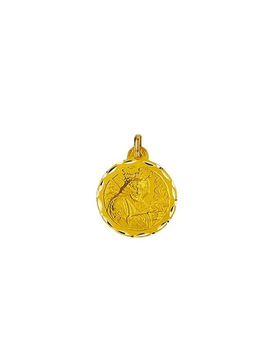 Medalla Redonda Nuestro Padre Jesús Nazareno Oro 18k + Envío Gratis