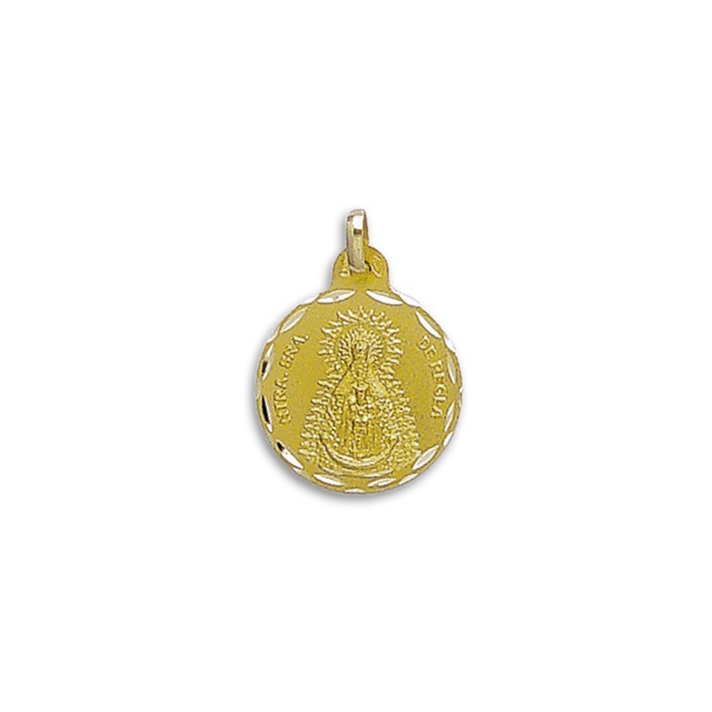 Medalla Virgen de Regla Oro 18k Redonda - ¡Compra Aquí!