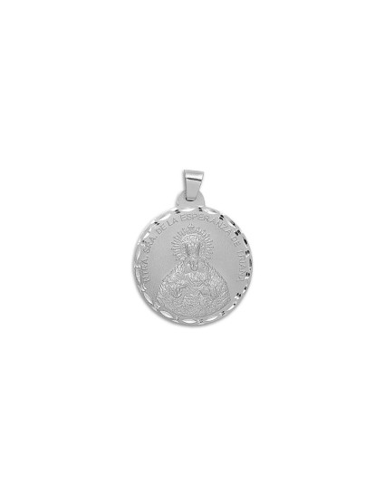 Sterling Silver Triana Hope Round Medal | Parejo Jewelry