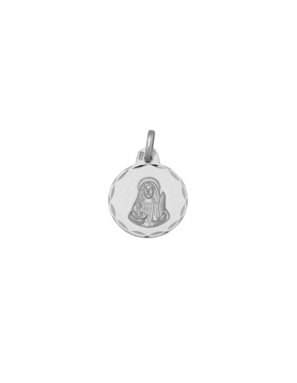 Round Saint Lucia Medal 925 Silver - Fast Shipping Available