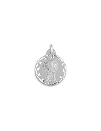 Medalla Virgen Niña Plata Ley 925 - ¡Compra Online!