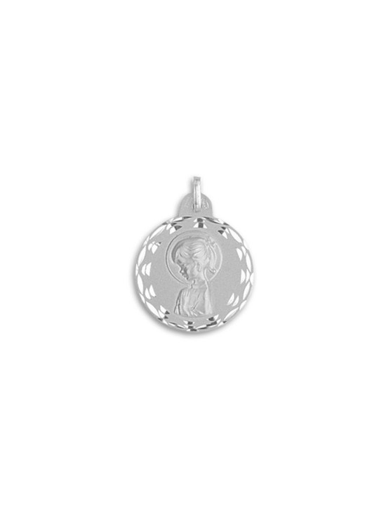 Medalla Virgen Niña Plata Ley 925 - ¡Compra Online!