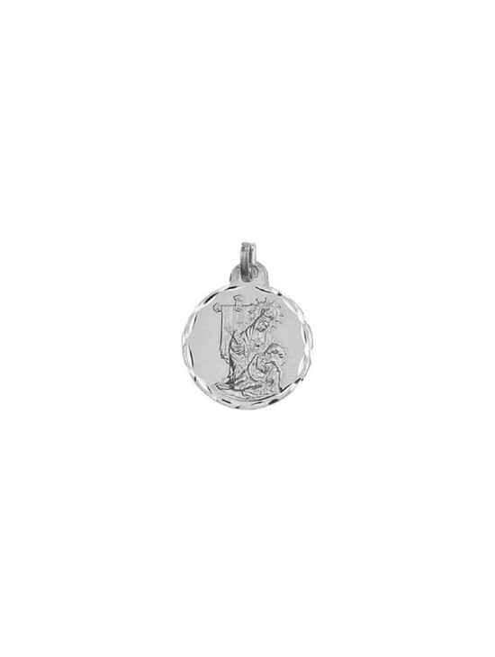Medalla Redonda Virgen de la Caridad Plata de Ley | Joyería Parejo