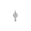 Medalla de la Virgen del Pilar de Zaragoza Silueta Plata de Ley 925 mls
