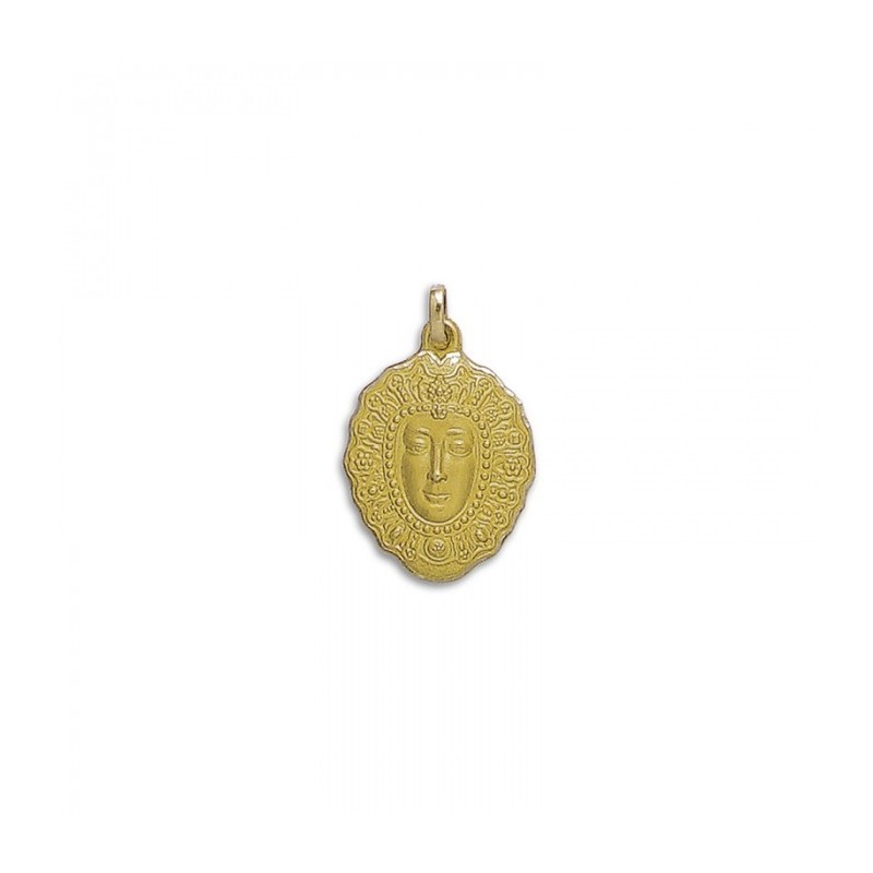 Medalla Virgen del Rocio Oro 18k - Compra Aquí