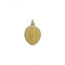 Medalla de la Virgen del Rocío de Almonte Rostrillo en Oro 18k