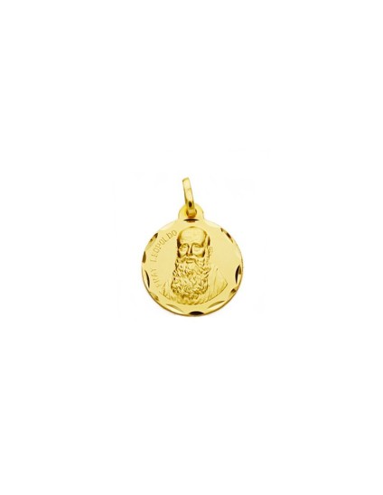 Medalla Fray Leopoldo Oro 18k - Envío Rápido