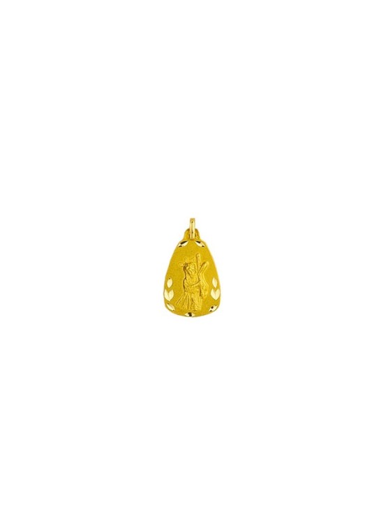 Medalla Cristo Gran Poder Lágrima Oro 18k - Compra Aquí