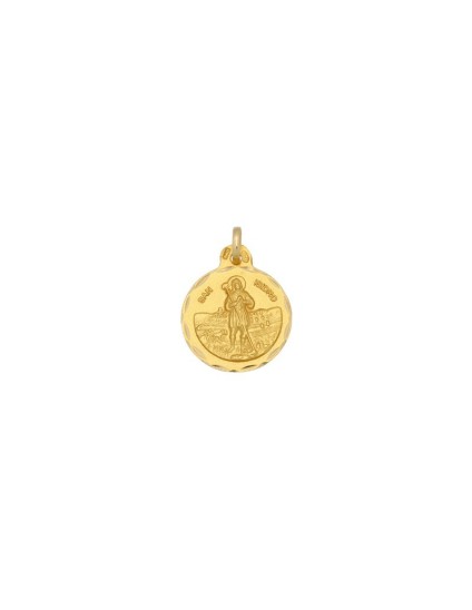 18k Gold Round San Isidro Medal – Shop Now!