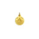 Medalla Redonda de Sant Jordi en Oro 18k