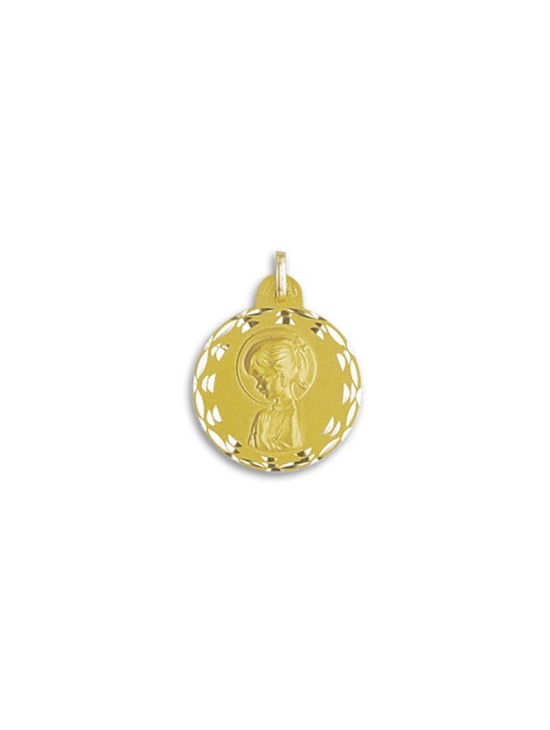 18k Gold Virgin Mary Medal | Shop Now
