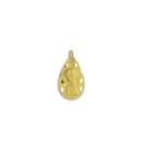 Medalla Lágrima de la Virgen Niña en Oro 18k