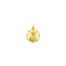 18k Gold Round Medal of the Virgin of Las Angustias of Granada
