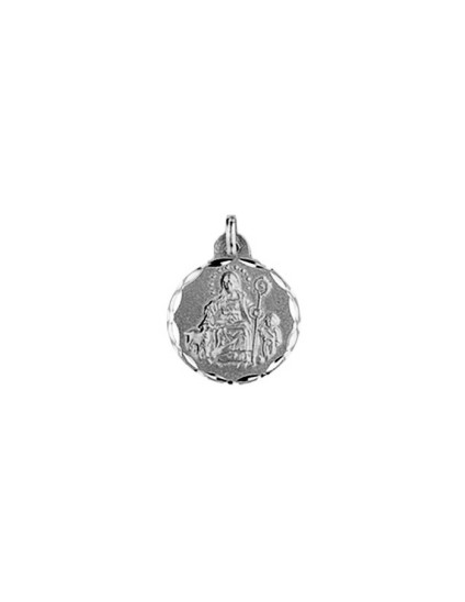 Medalla Redonda Pastora Cantillana Plata Ley - Comprar