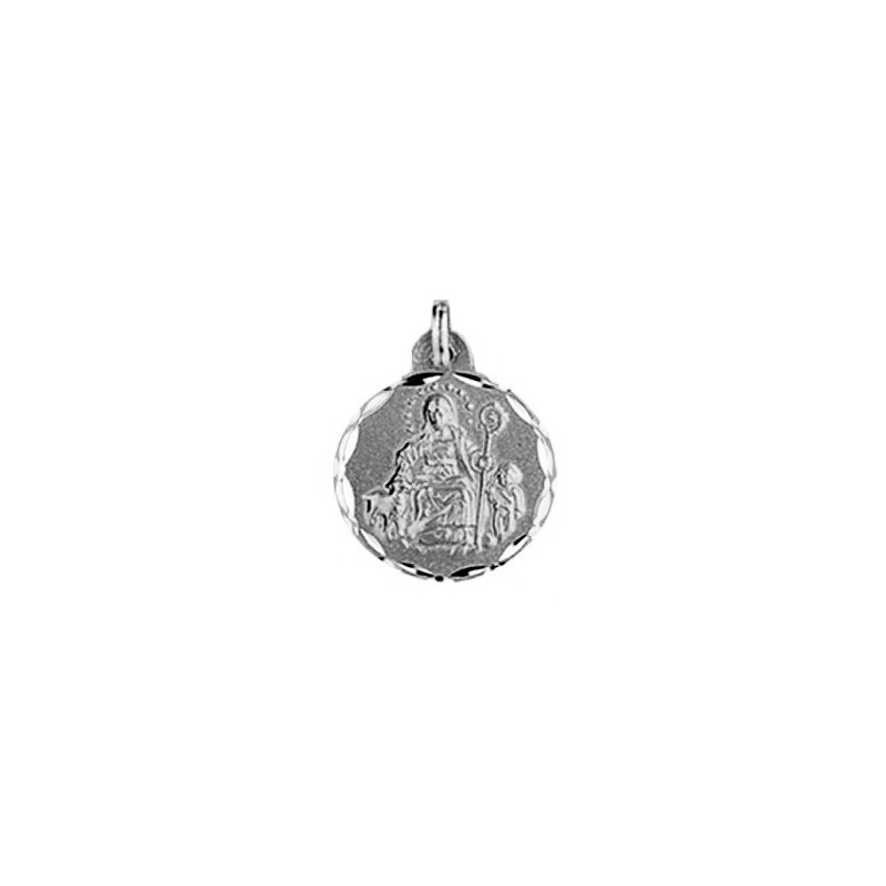 Medalla Redonda Pastora Cantillana Plata Ley - Comprar