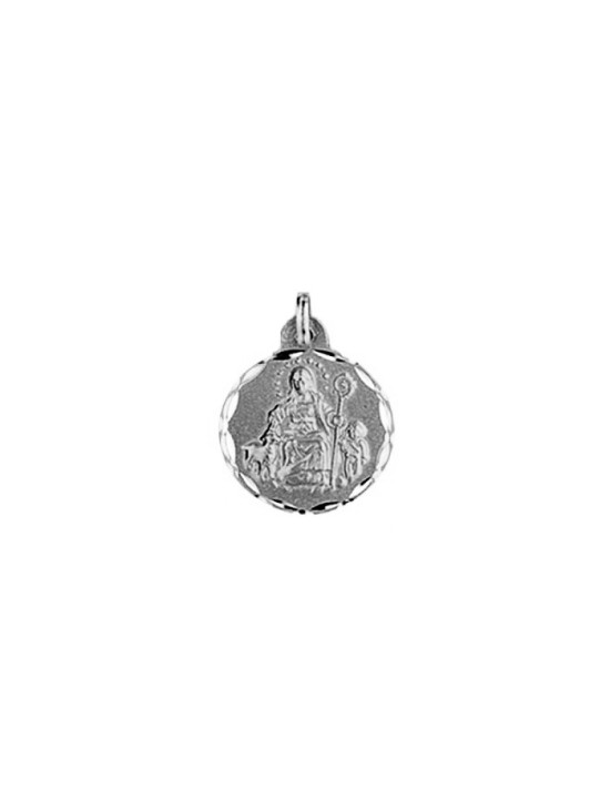 Medalla Redonda Pastora Cantillana Plata Ley - Comprar