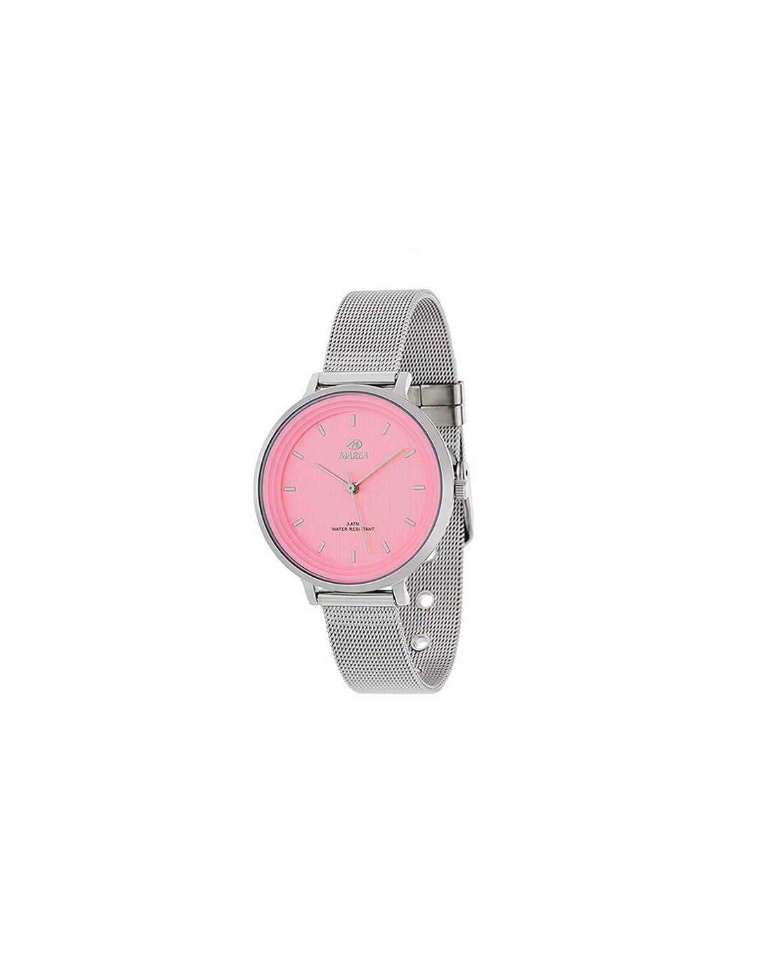 Reloj Marea Mujer B41197/9 Esterilla Rosa Salmón : : Moda