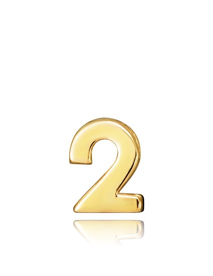 Sterling Silver Number 2 Pendant - Shop Now!