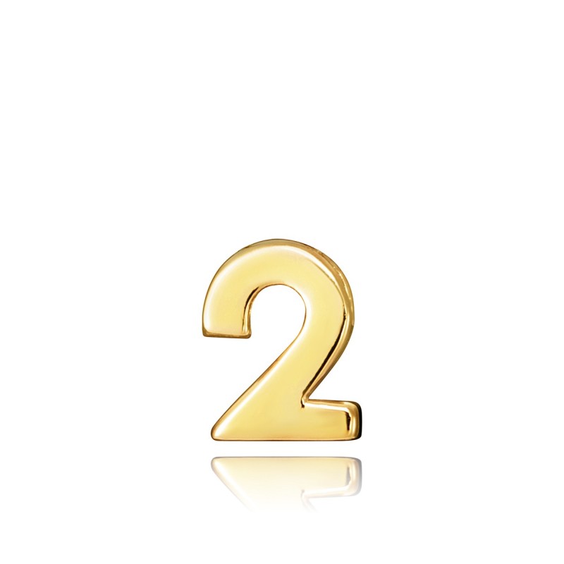 Colgante Plata de Ley Numero 2 - ¡Compra Ahora!