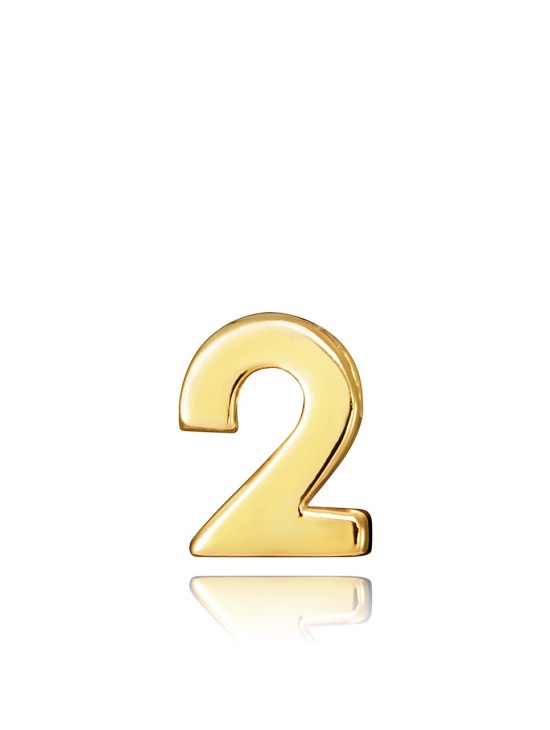 Sterling Silver Number 2 Pendant - Shop Now!