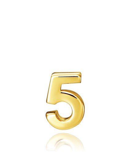 Sterling Silver Number 5 Pendant - Shop Now!