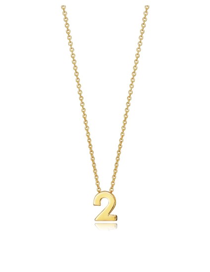 Collar plata de ley 61041c000-02 número 2 - ¡Compra Aquí!