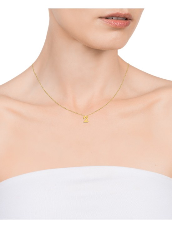 Collar plata de ley 61041c000-02 número 2 - ¡Compra Aquí!