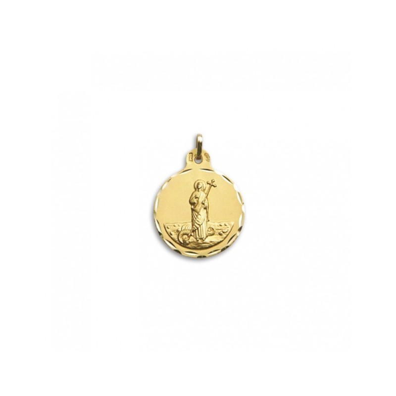 Medalla Redonda Santa Marta Oro 18k - Compra Aquí