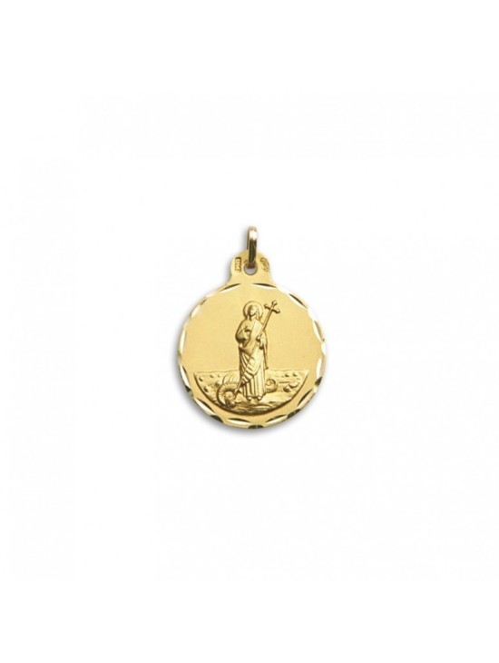 Medalla Redonda Santa Marta Oro 18k - Compra Aquí