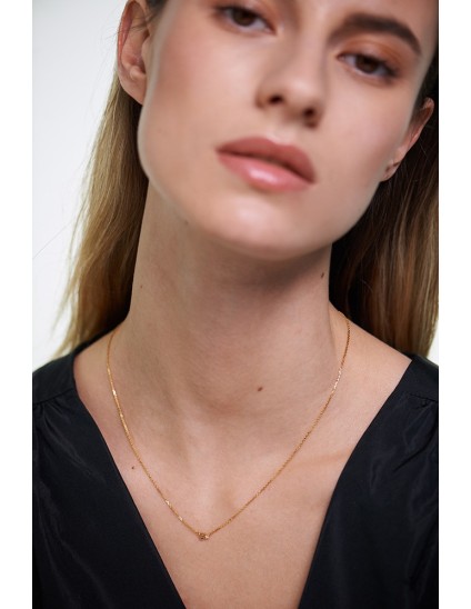 Collar P D Paola Rosé Blush Plata Dorada - ¡Envío Gratis!