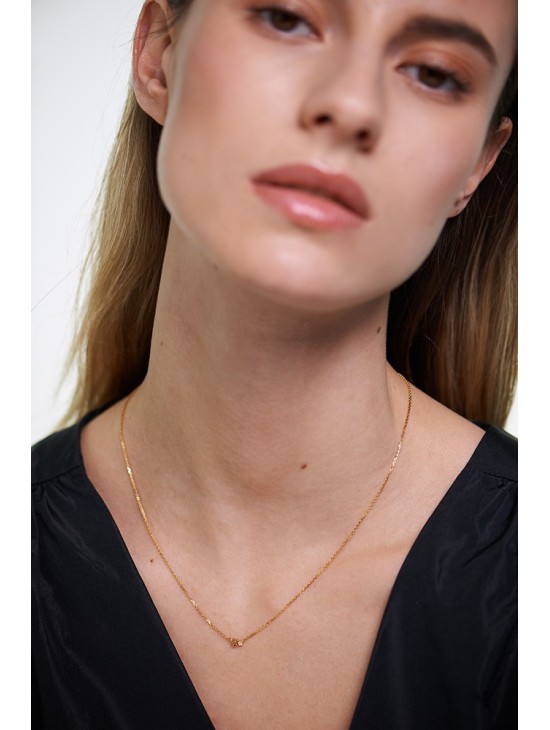Collar P D Paola Rosé Blush Plata Dorada - ¡Envío Gratis!