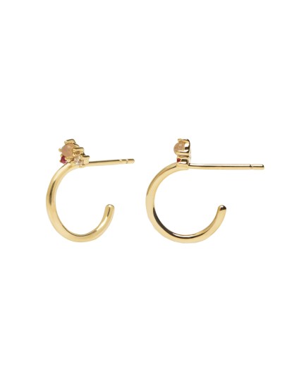 Pendientes P D Paola Libellule Plata Dorado - ¡Envío Gratis!