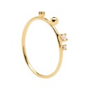 Anillo P D Paola Kaya Plata 925MM Dorado