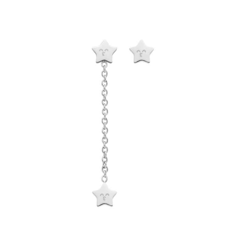 Pendientes Mr Wonderful Sparkling Silver - ¡Outlet!