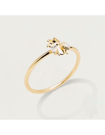 Anillo P D Paola Buzz Plata Dorado Talla 14 + Compra Ahora