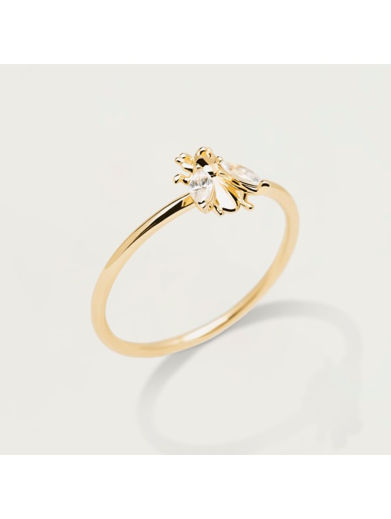 Anillo P D Paola Buzz Plata Dorado Talla 14 + Compra Ahora