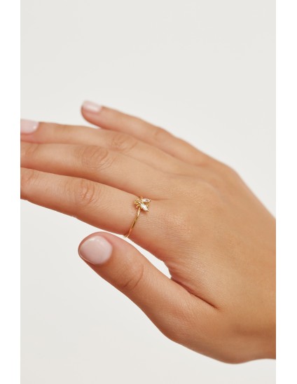 Anillo P D Paola Buzz Plata Dorado Talla 14 + Compra Ahora